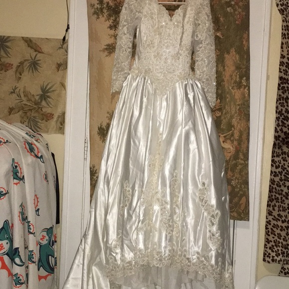 Vintage wedding dress 80 6 - Picture 1 of 6